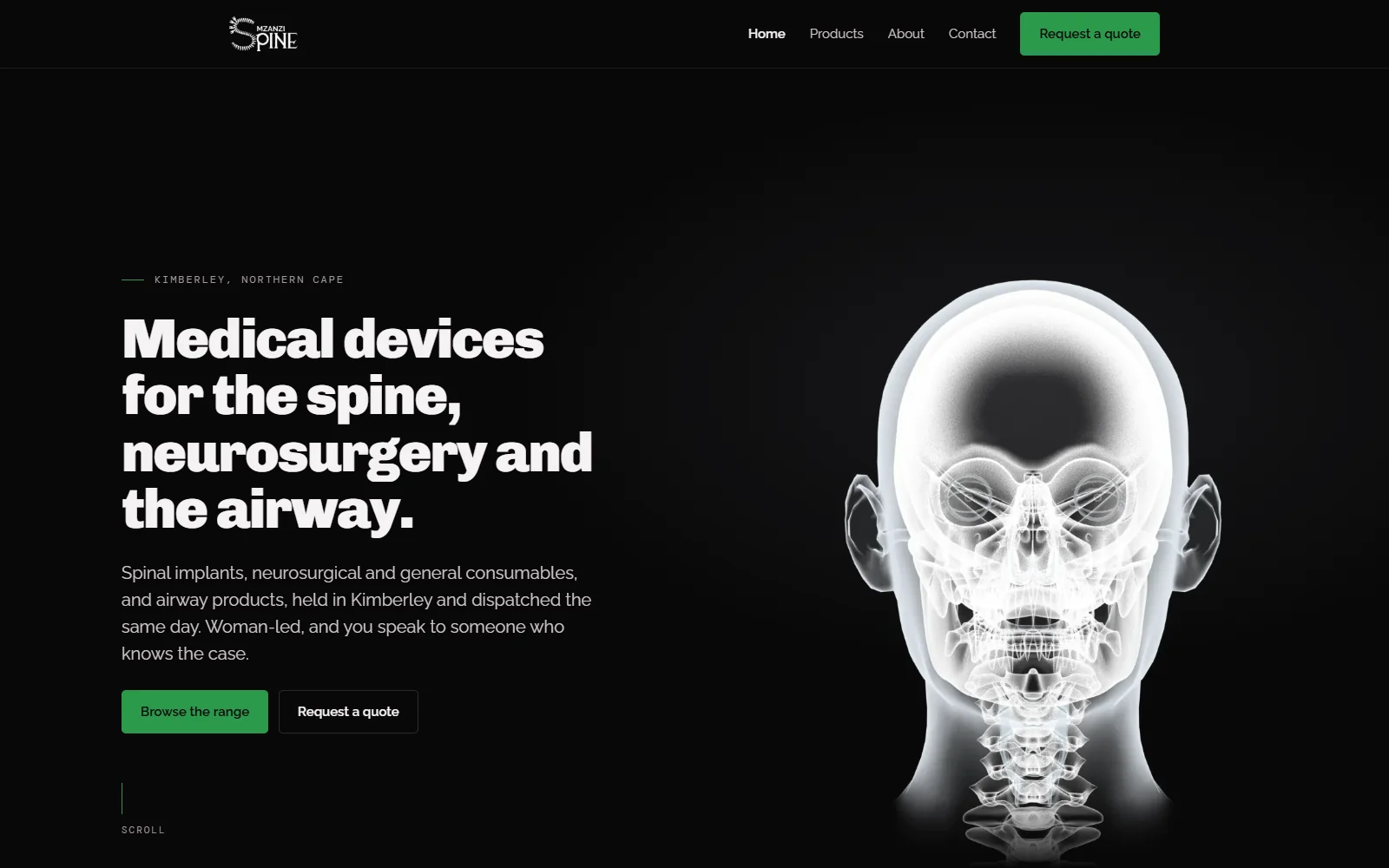mzanzispine.com, live since 15 Sep 2026